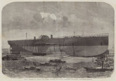 First Attempt to launch the Great Eastern Navigation Company